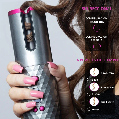 🔥 RIZADOR DE PELO INALÁMBRICO — Rizos Perfectos, Sin Esfuerzo