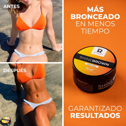 🌞 Shine Brown| Bronceado Rápido y Radiante desde la 1ª Aplicación – Promo 2x1