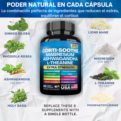 CORTISOL BALANCE™ – Dile Adiós al Estrés. Duerme. Respira Y Renace