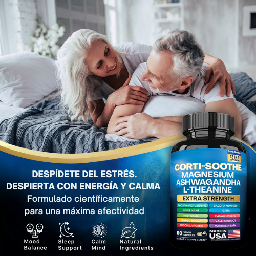 CORTISOL BALANCE™ – Dile Adiós al Estrés. Duerme. Respira Y Renace