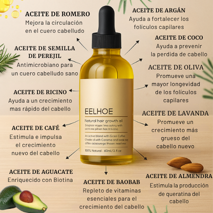 Aceite Capilar Vegano – Fortalece y Estimula el Crecimiento