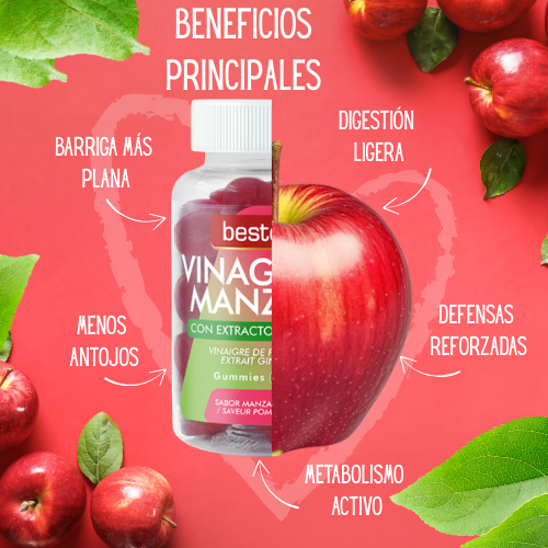 Gummies de Vinagre de Manzana – Apoyo Digestivo y Energía Natural