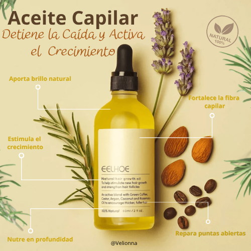 Aceite Capilar Vegano – Fortalece y Estimula el Crecimiento