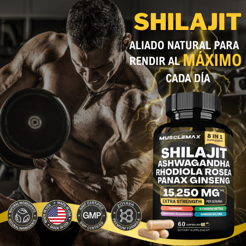Shilajit 8 en 1 – Potencia tu rendimiento físico y mental