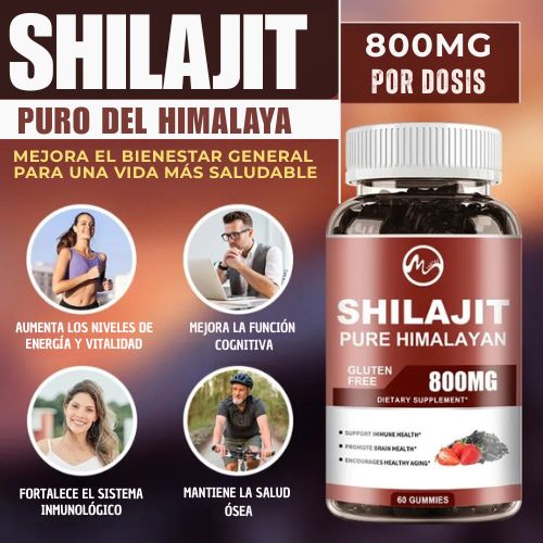 Gummies Shilajit - Energía, Vitalidad y Defensa Natural para Tu Cuerpo