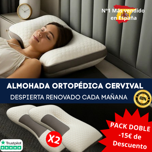 Almohada Ortopédica Cervical – Relaja el Cuello, Calma la Mente